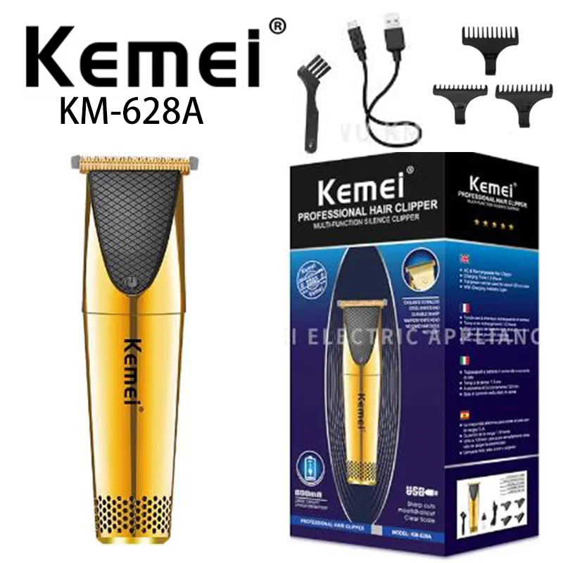 

Kemei KM-628A Usb Rechargeable Cordless Professional Electric Shaver Hair Clipper