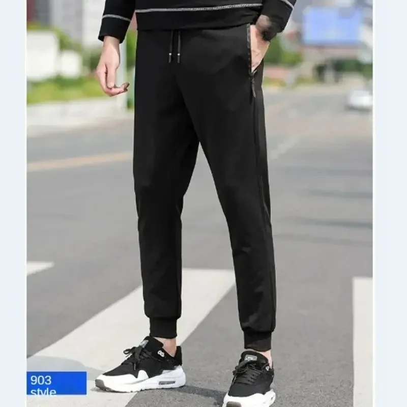 Open-Crotch Pants Dark Blue Cropped Jeans Men's Korean-Style Invisible Zipper Crotch Full-Open Type Women Jeans  Flare Jeans