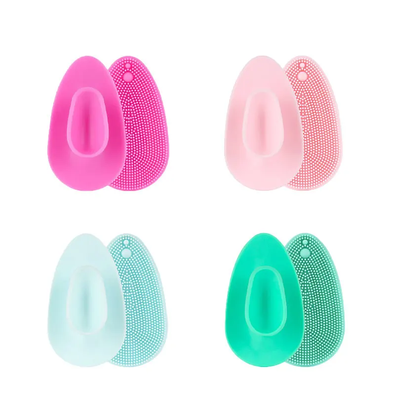 سيليكون فرشاة تنظيف الوجه الوجه المسام العميقة العناية بالبشرة فرك المطهر أداة جديدة صغيرة الجمال لينة التنظيف العميق مقشر