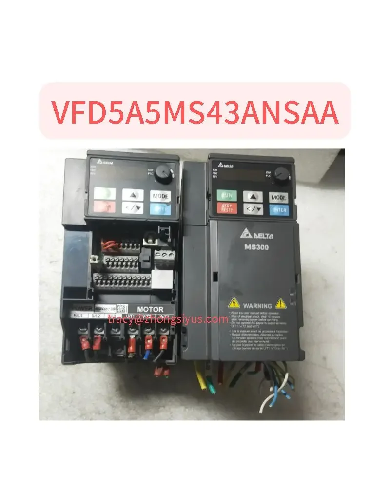 

Used VFD5A5MS43ANSAA inverter MS300 3-phase input 2.2KW, test function normal