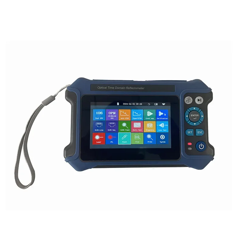 Multi-function 16 in 1 JW3302K OTDR SM 1310/1550nm, Integrated VFL, Touch Screen Optical Time Domain Reflectometer