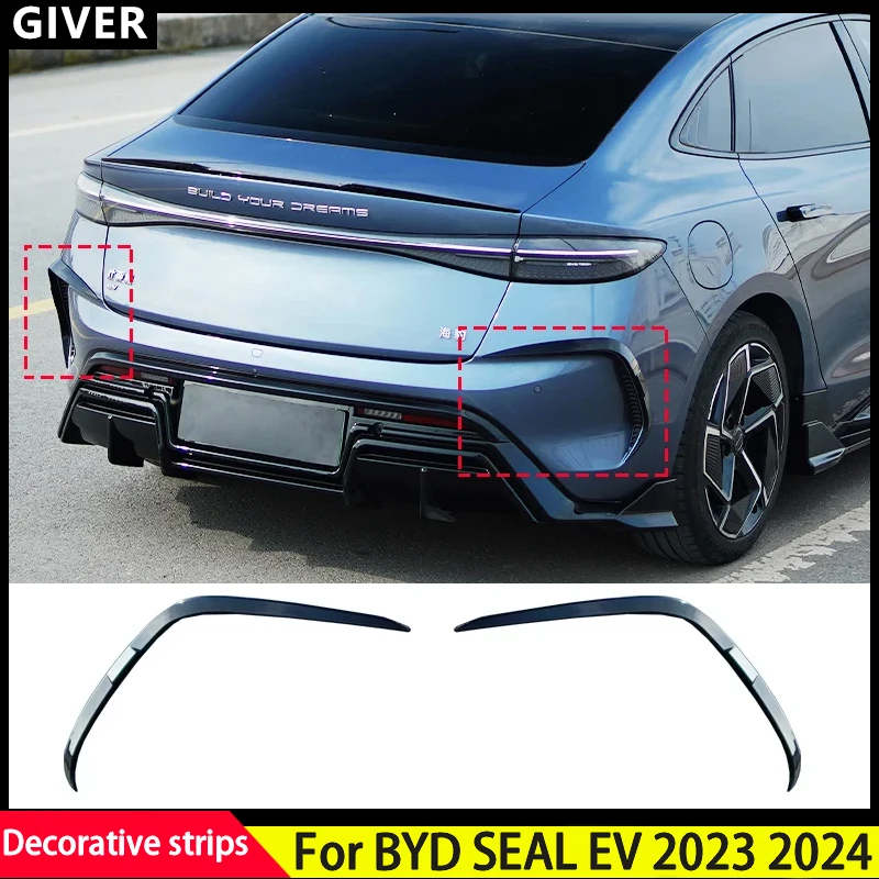 Exclusive for BYD SEAL EV 2023 -2024 Premium Front and Rear Bumper Air Intake Protection  Decoration Accessories