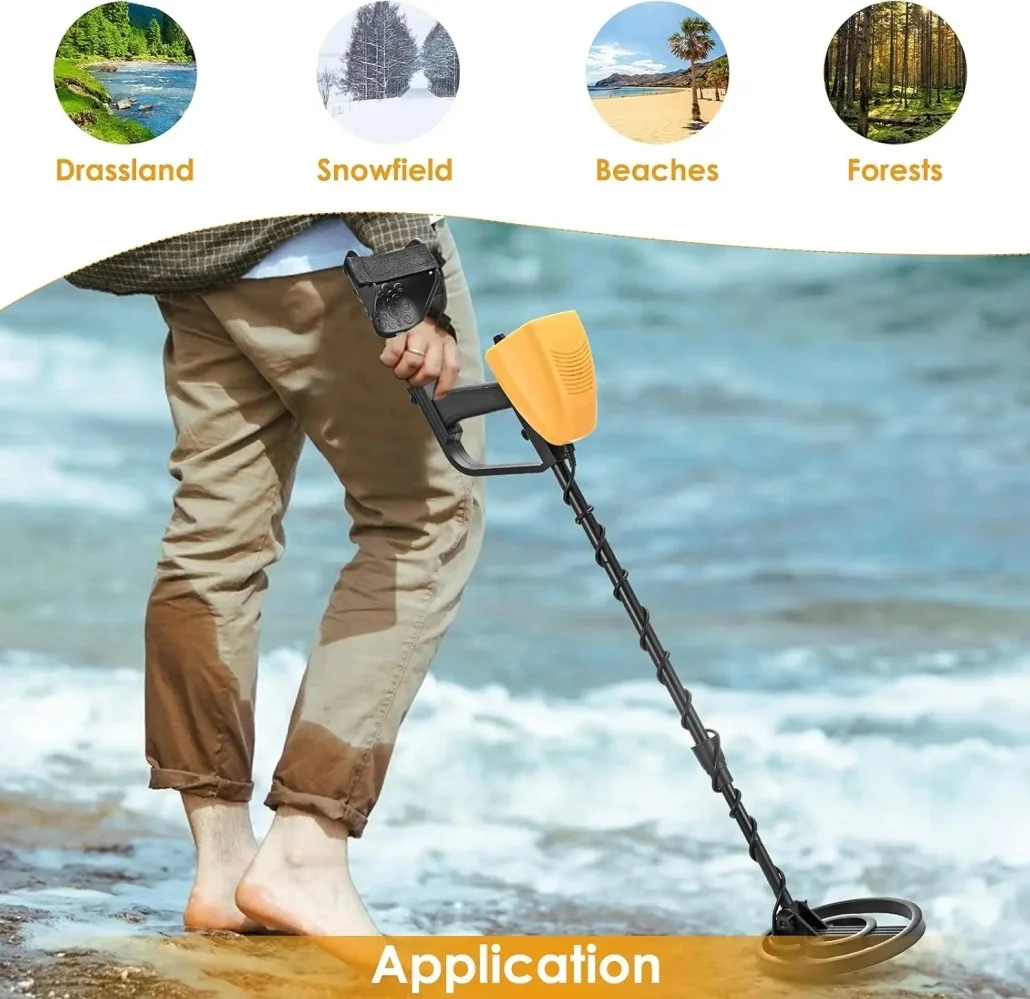 Export Spot Goods Underground Metal Detector Handheld Detector Metal Detection Disk Waterproof High Sensitivity Gold Detector