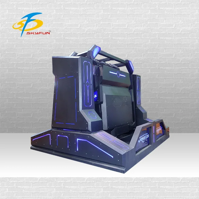 VR Roller Coaster Amusement Machine 9D pendolo film 2 posti VR 360 Cinema