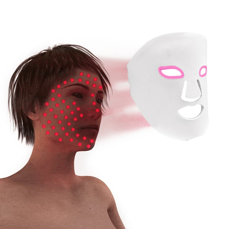 2022 Wholesale Dropshipping Led Silicone Mask PDT Photon Skin Beauty Therapy 7 Colors Light Facial Led Mask For Skin Care