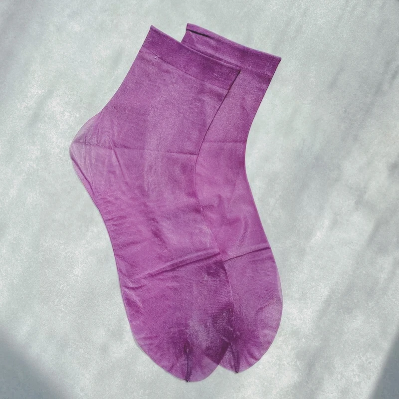 3 Paar/Set Ölglänzende Knöchelsocken Sommer 3D Ultra Dünne Transparente Kurze Socken Damen Sexy 640 Pin Atmungsaktive Party-Strümpfe