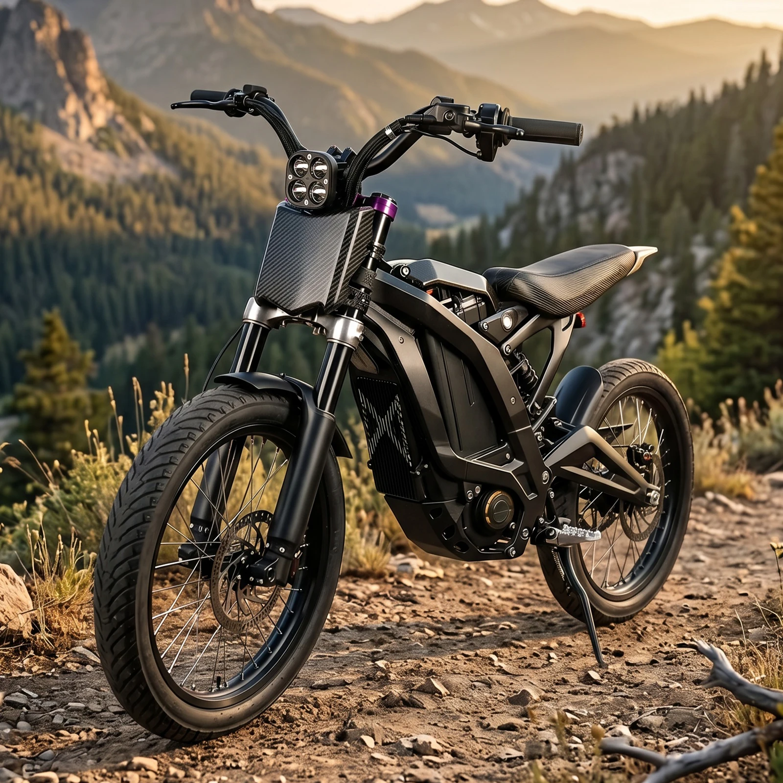 Front Number Plate with 4 Cable Ties Electric Dirt Bike Plate Replacement for Super 73/ Tutti Soleil 01/ Ridstar Q20/ X16