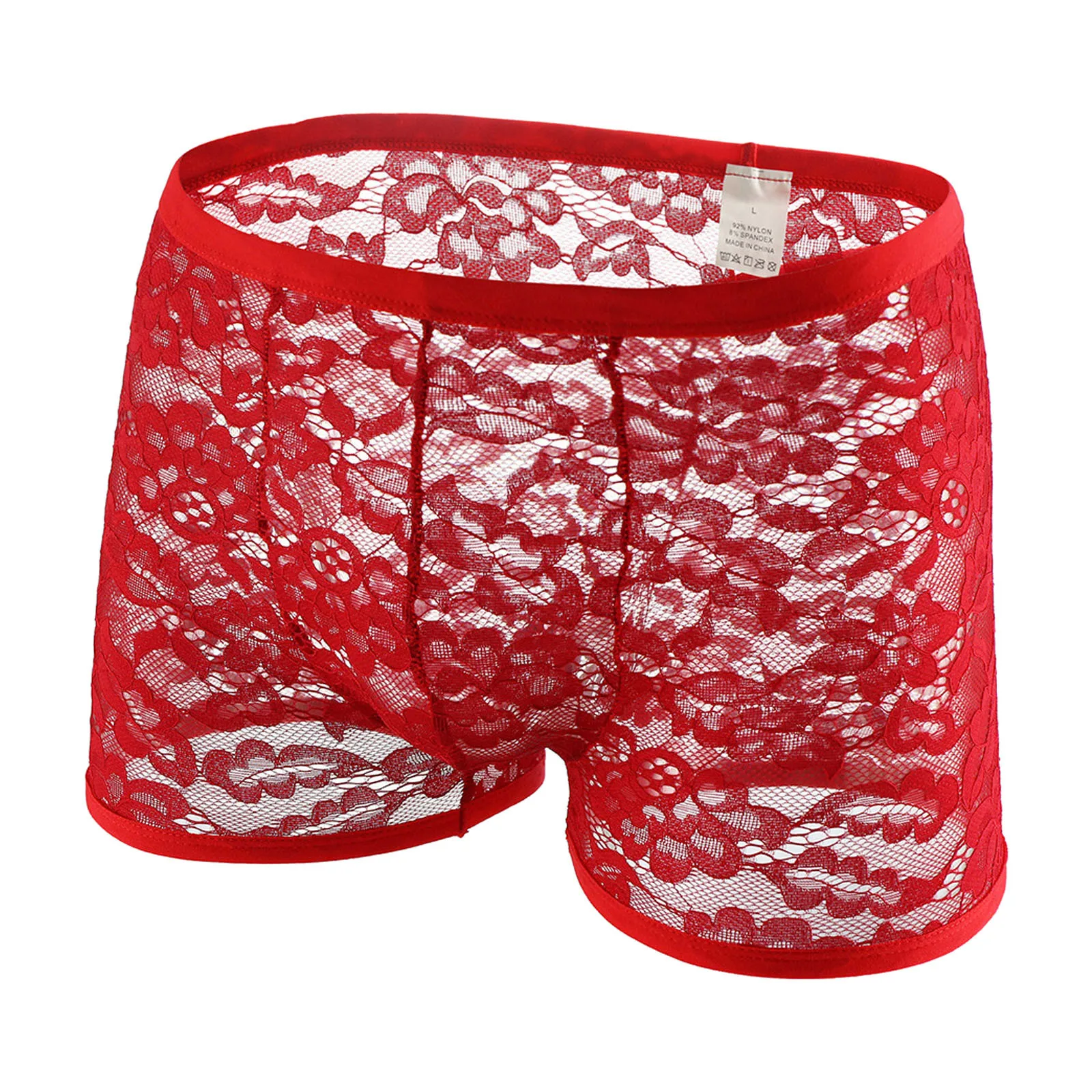 Lace Boxers Male Sexy Panties Transparent Erotic Costumes Men\'S Sexy Underwear Low Rised Boxer Man Underpants белье женское