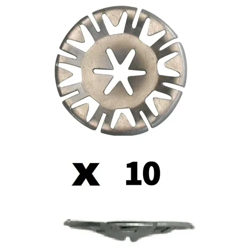 10 шт. зажимов для теплоизоляции выхлопной системы для VW Touareg, Passat, Audi A4, Seat Alhambra и др. Антикоррозийная нержавеющая сталь, подходит для различных моделей.