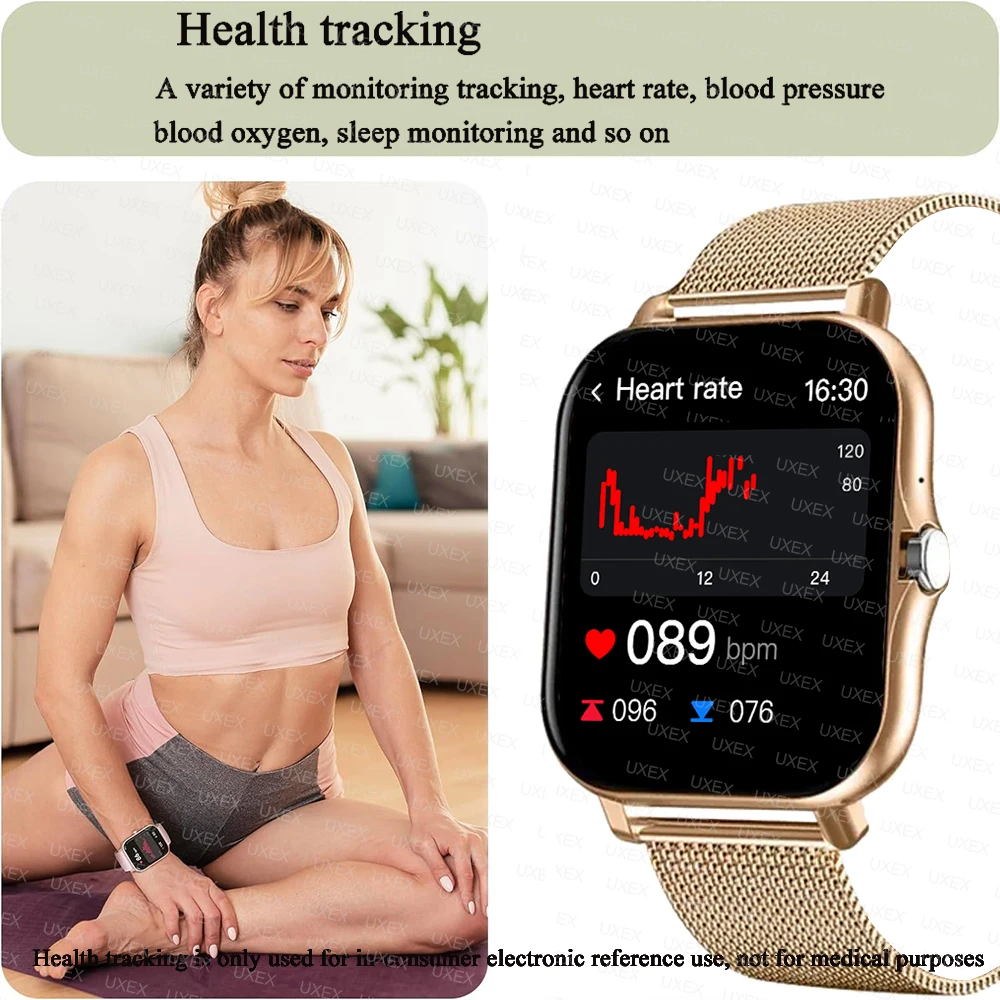 الكلاسيكية النساء 1.83 بوصة HD Smartwatch الرجال عرض الإجابة جعل رسالة المكالمات معاينة الأوضاع الرياضية DIY بها بنفسك الطلب توقعات الطقس ساعة