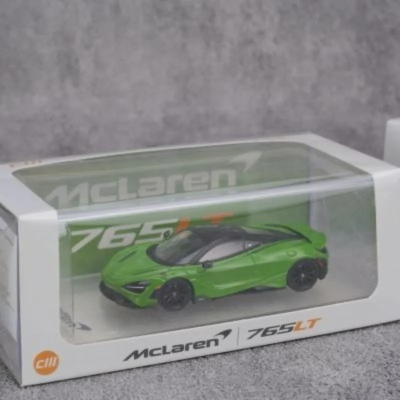 CM Diecast Scala 1/64 McLaren Modello in lega Macchinine McLaren 765LT Veicoli da gioco Giocattoli per ragazzi Regalo Scatola originale
