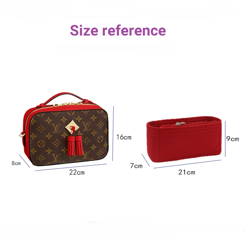 【Only Sale Inner Bag】Bag Organizer Insert For Lv SAINTONGE Organiser Divider Shaper Protector Compartment Inner