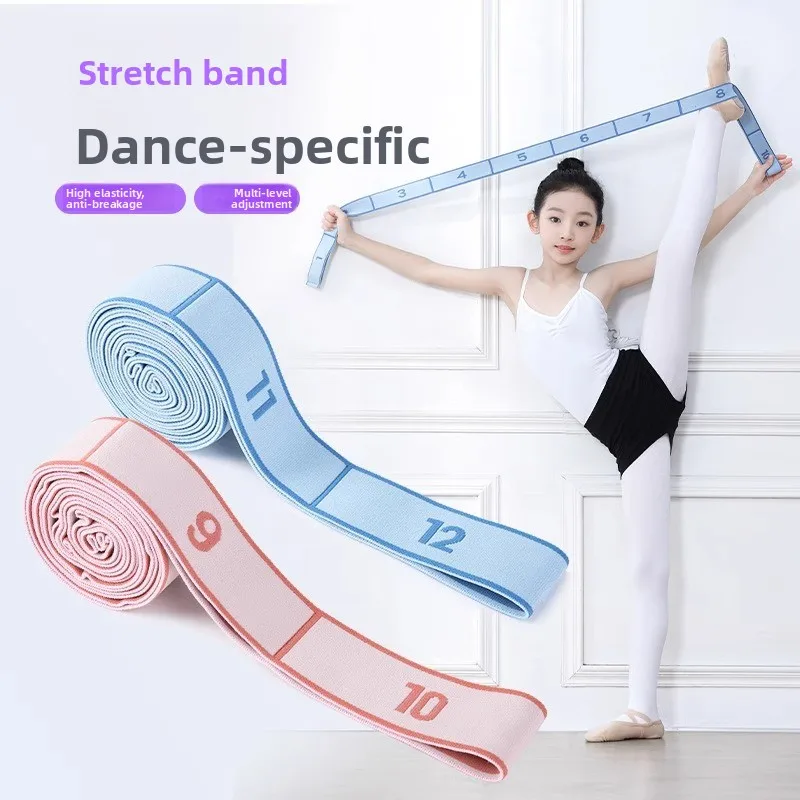 Banda elástica para práctica especial de baile para niños, cinturón de estiramiento de 0 ids, 2 ids, banda de resistencia para entrenamiento de Yoga y Fitn