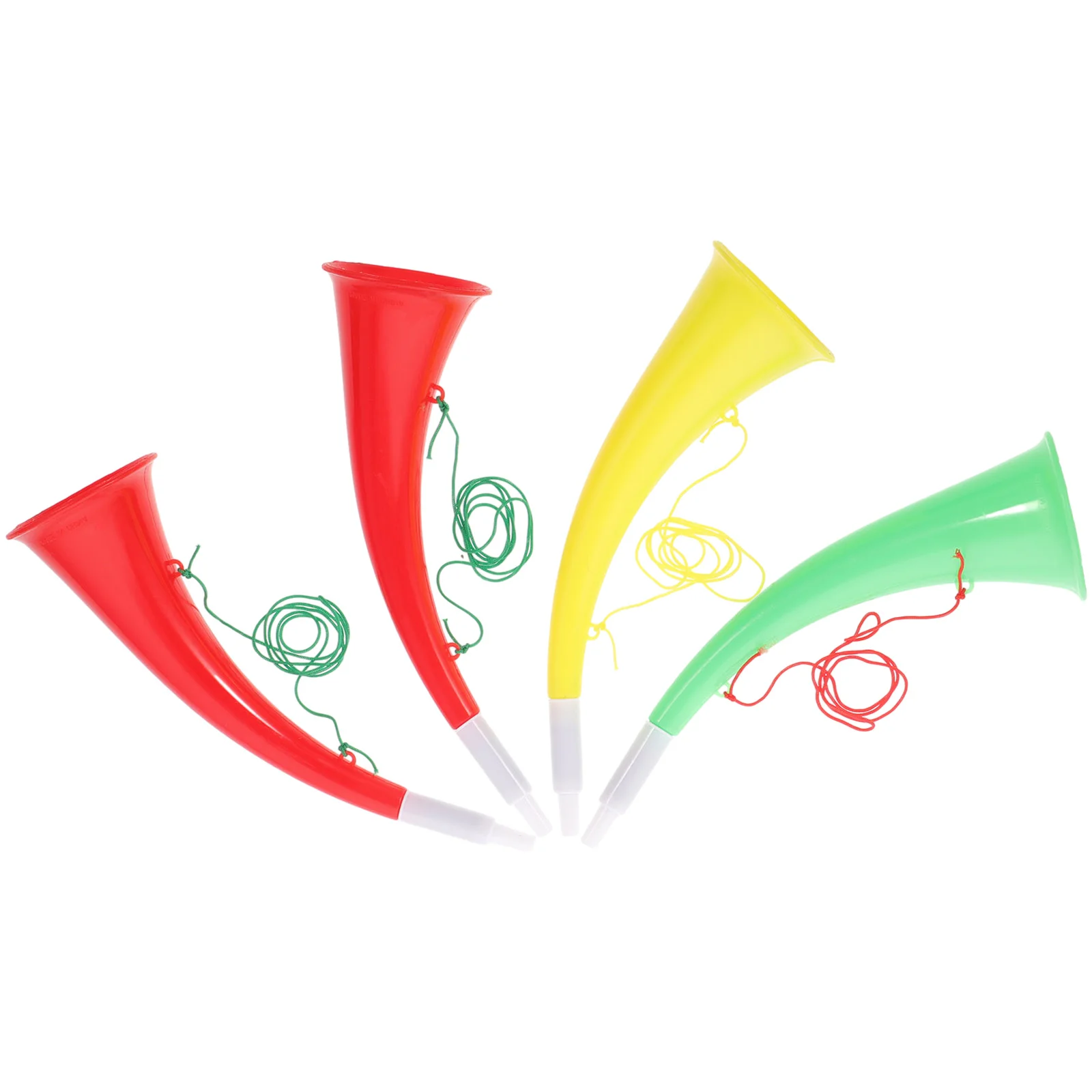 4 Pcs Cheering Horn Noise Maker Toy Mini Musical Toys for Kids Match Trumpet Plaything Plastic