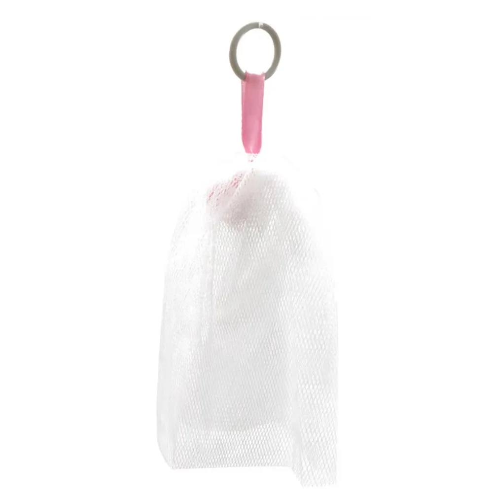 

50Pcs Hangable Soap Foaming Nets with Drawstring Portable Bath Foaming Mesh Bags Reusable Double Layer Soap Bubble Bags
