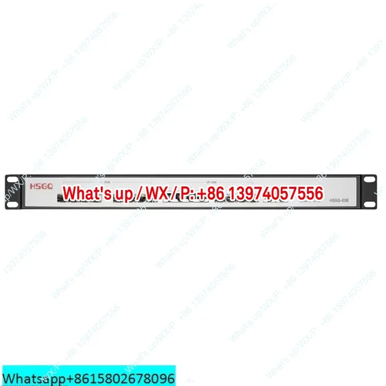 OLT 8 Port HSGQ-XE08 10G SFP Slots GEPON Support Up to 512 ONUs Widely Compatible Fiber Telecommunication Equipment