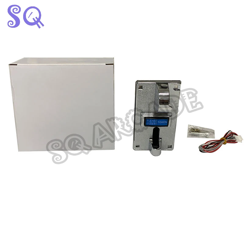 Anti-Phishing 616 Multi-Value Coin Acceptor With Plastic Electroplated Panel, Anti-Phishing, Multi-Currency Coin Acceptor