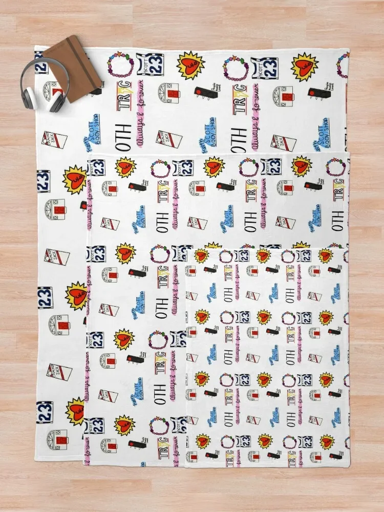 One tree Hill sticker pack Throw Blanket Stuffeds christmas decoration Blankets