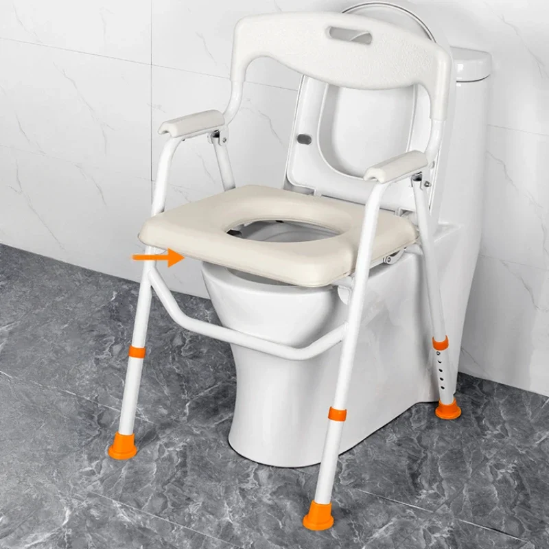 

Mobile Deodorized Toilet Foldable Commode Chair Elderly Care Seat Convenient Mobility Portable Potty Foldable Toilet Chair Best