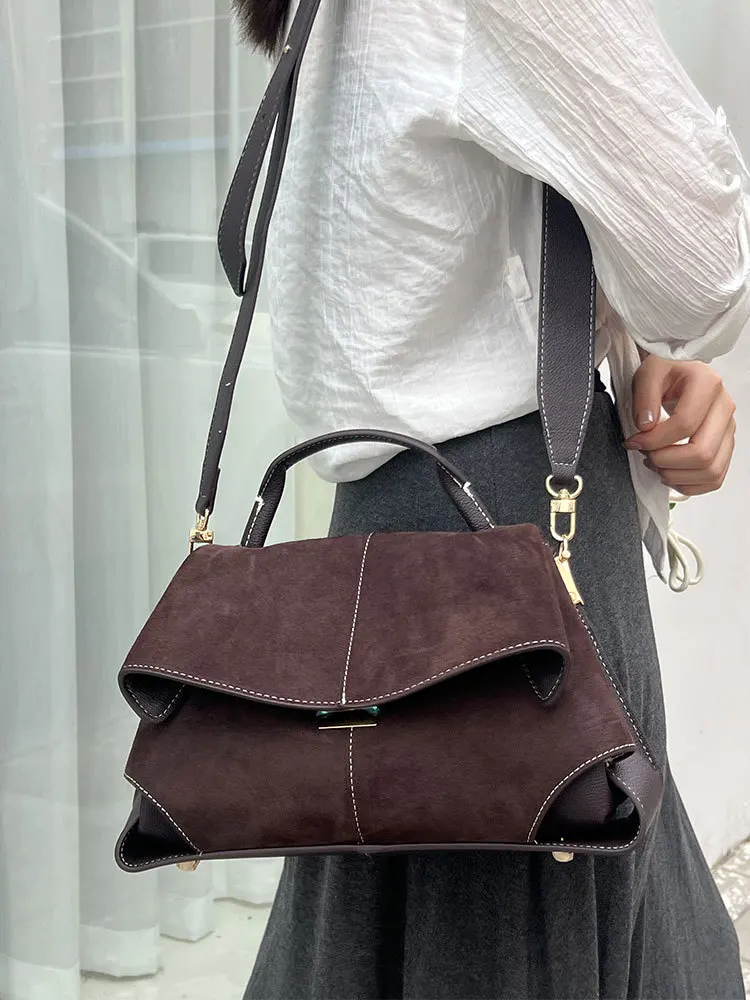 الخريف والشتاء جديد ماتي حقيبة يد جلدية الراقية يشعر سيدة العصرية مصمم رفرف حقائب كتف العلامة التجارية عادية سحابة شل حمل