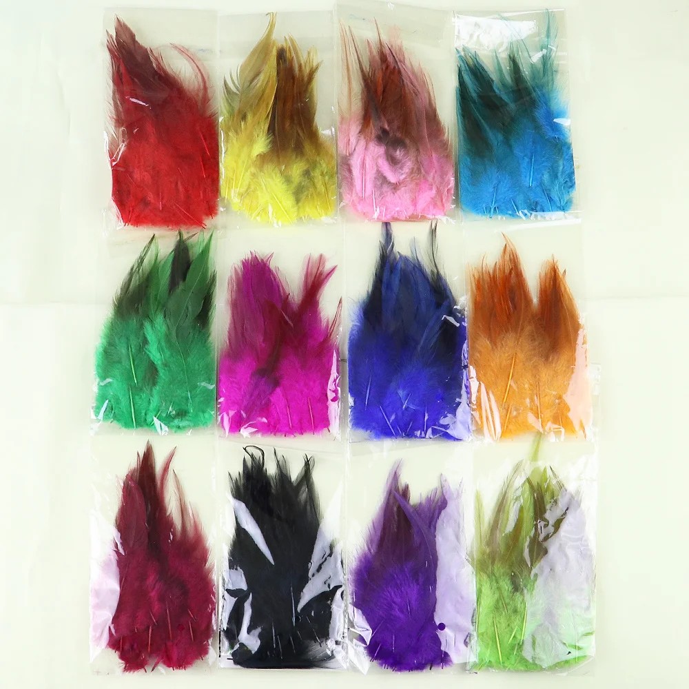 50 pz multicolore gallo fagiano pollo piuma 10-15cm gioielli fai da te decorazione gallo Plume mestiere accessori per feste di matrimonio