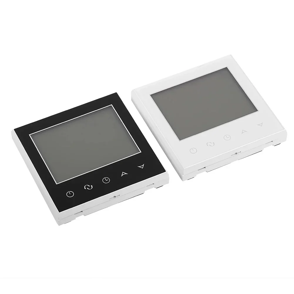 Smart Digital LCD Electric Heating Thermostat 16A Programmable Temperature Control Panel With Dual Display For Households