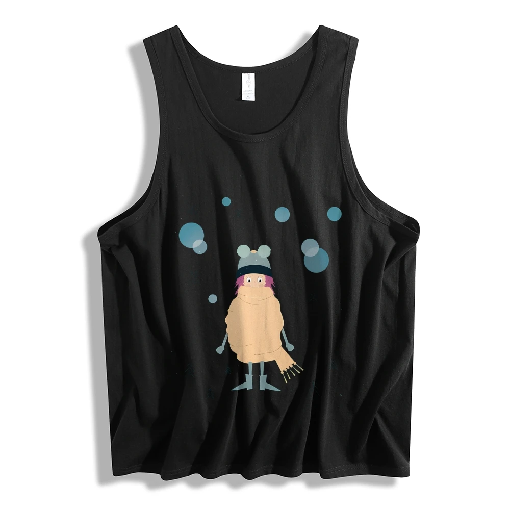 Neutral Casual Tank Top Lightweight Summer Stylish Fashion Sleeveless Chic Smooth Top Adorned With Graphic Versatile Fit Outings