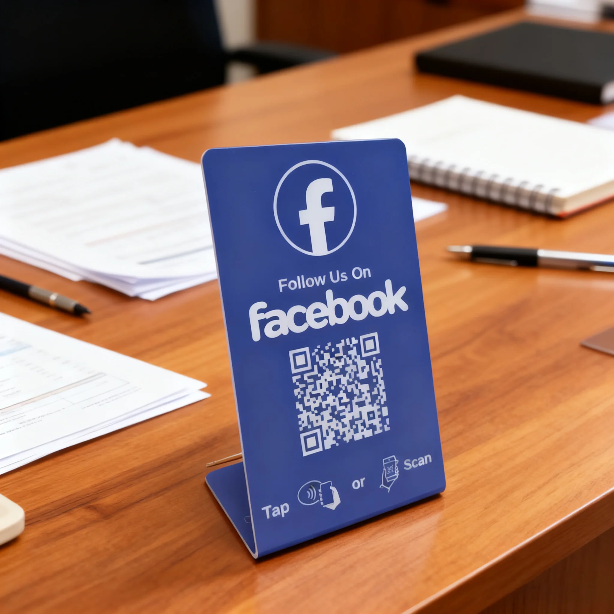 NFC215 programável para Google Review Card NFC Station Table 13.56Mhz O código QR pode ser definido independente para vincular cartão permanente