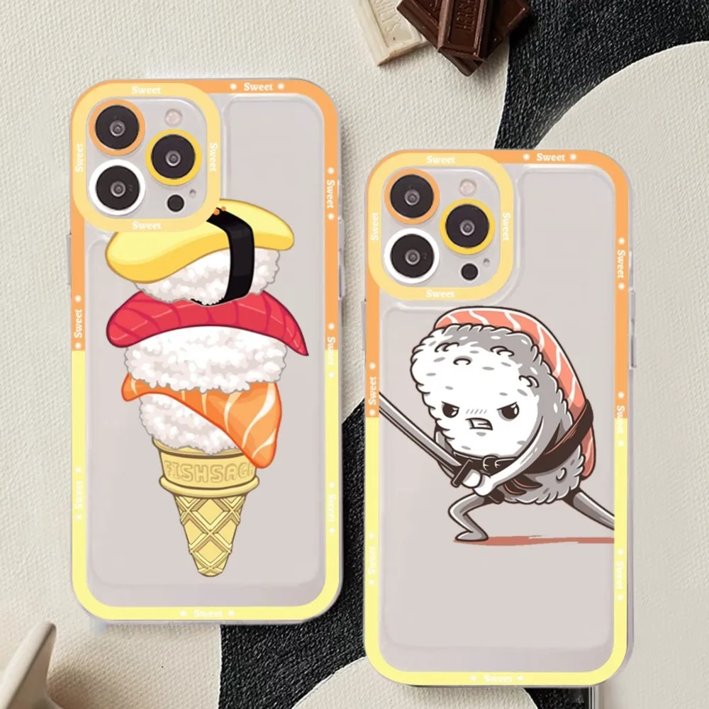 Food Sushi Phone Case For Samsung A 10 20 30 70 13 21 32 72 22 51 52 53 71 73 32 4g 32 5g Fundas