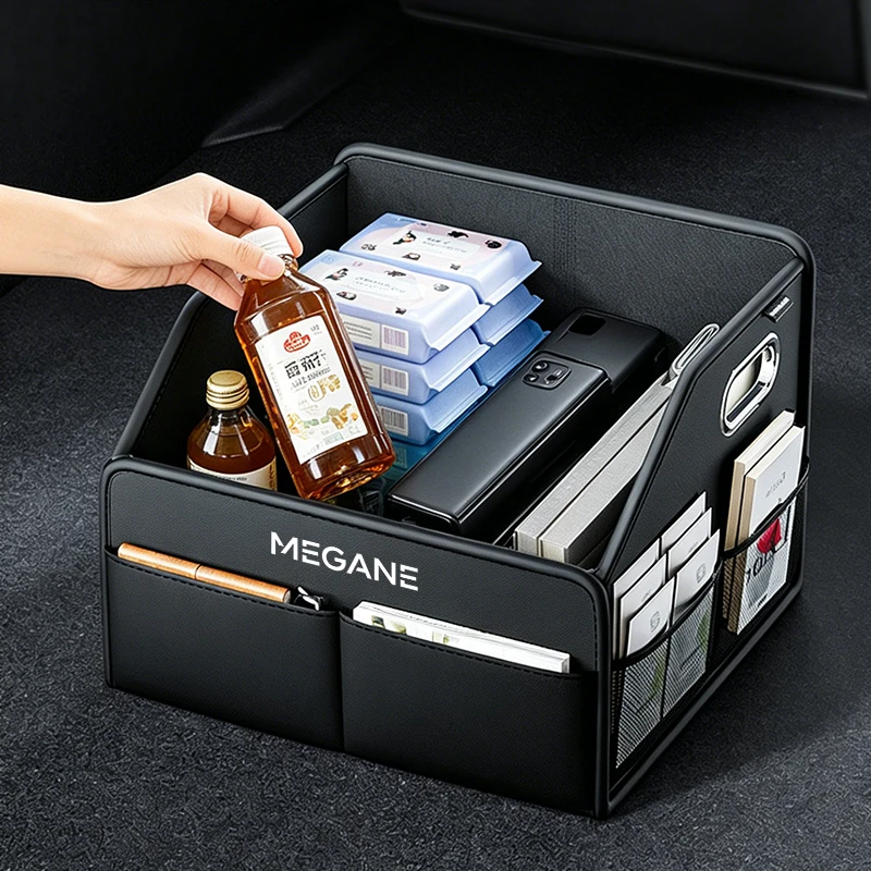 

Car Trunk Storage Box For Renault Megane Stowing Tiding Storage Bag Car Storage Box & Organizer Auto Accessories