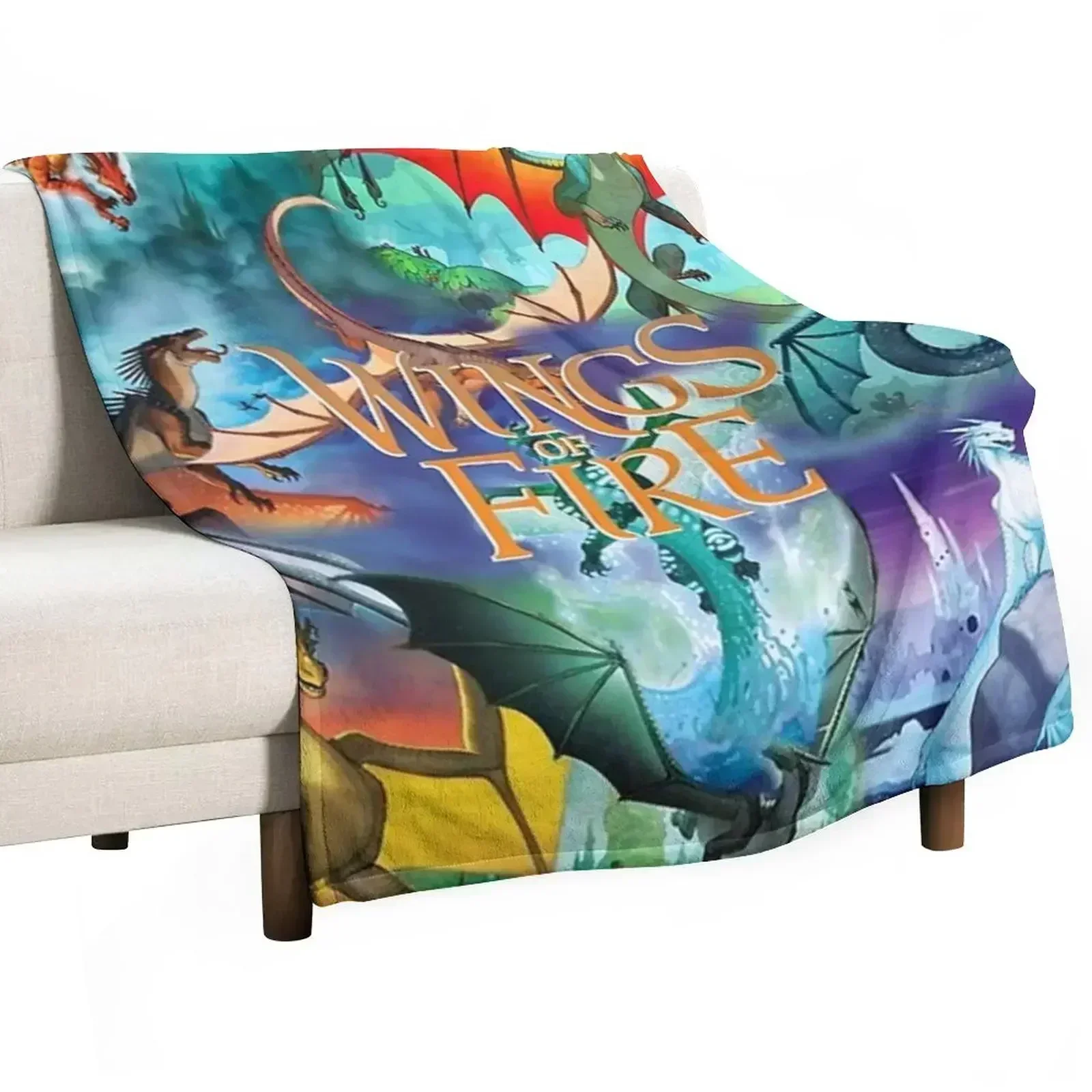 

WOF all dragon Throw Blanket Cozy Light Blanket for Travel Camping Picnic