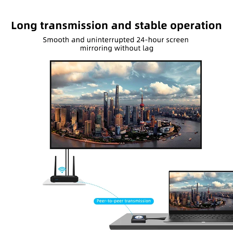 غرفة الاجتماعات Mirocast Airplay نظام العرض اللاسلكي مخرج إدخال Boegam