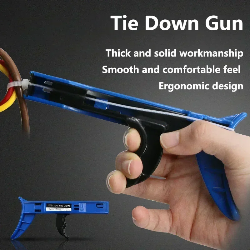 Automatic Up Plastic Gun Cable Hand Tools Pliers Binding Gun Tie Tool Dedicated Manual 2.4-4.8mm Tighten Nylon Tie