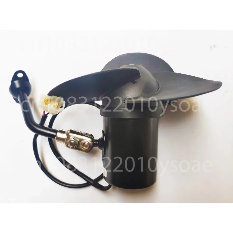 Suitable for bus accessories, bus driver fan, 12V/24V soft-blade fan, silicone soft blades