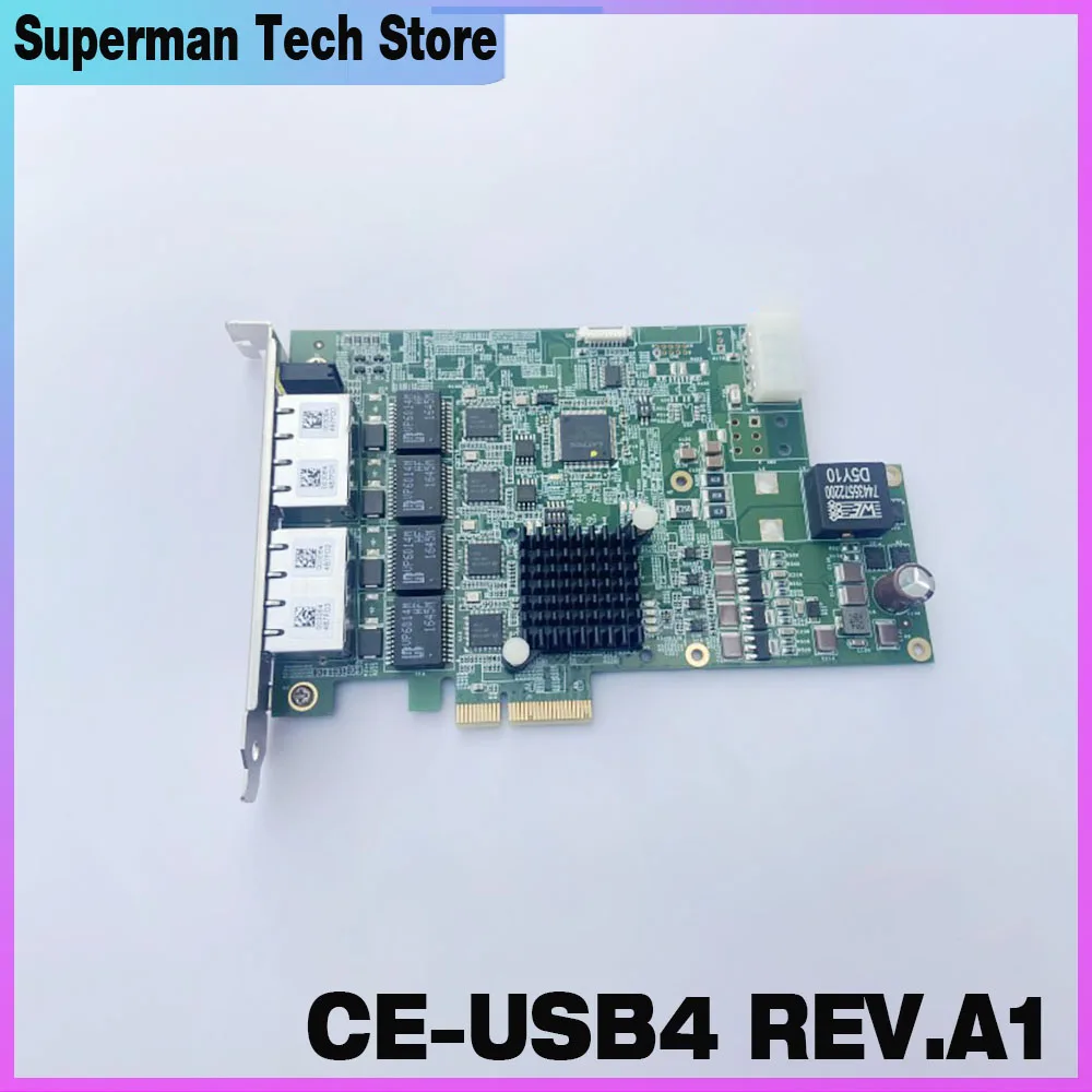 

For Advantech USB Image Capture Card Industrial Camera Card CE-USB4 REV.A1 Switch control signal sensor