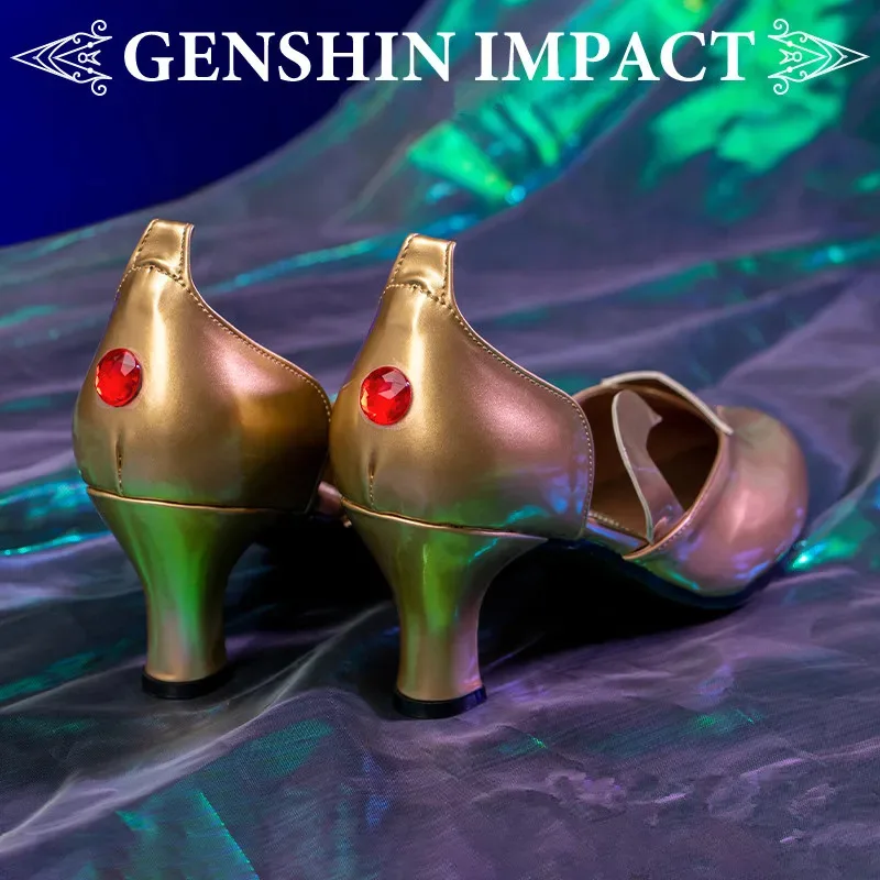 

ss23Genshin Impact Косплей Женская Рождественская обувь Mona Cos