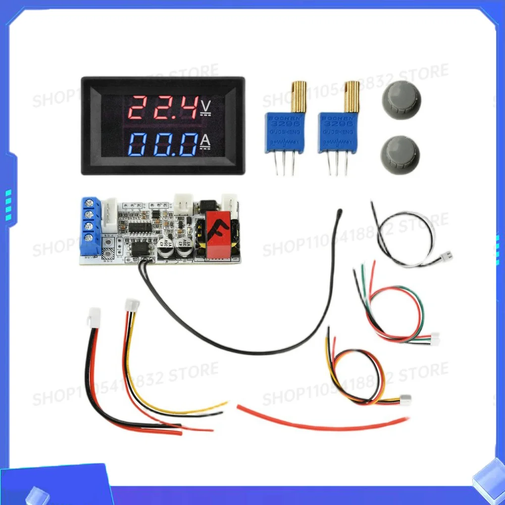 0-100V 10A LED Digital Voltmeter Ammeter DIY Kit Temperature Control Protector Voltage Current Meter Module For Lithium Charger