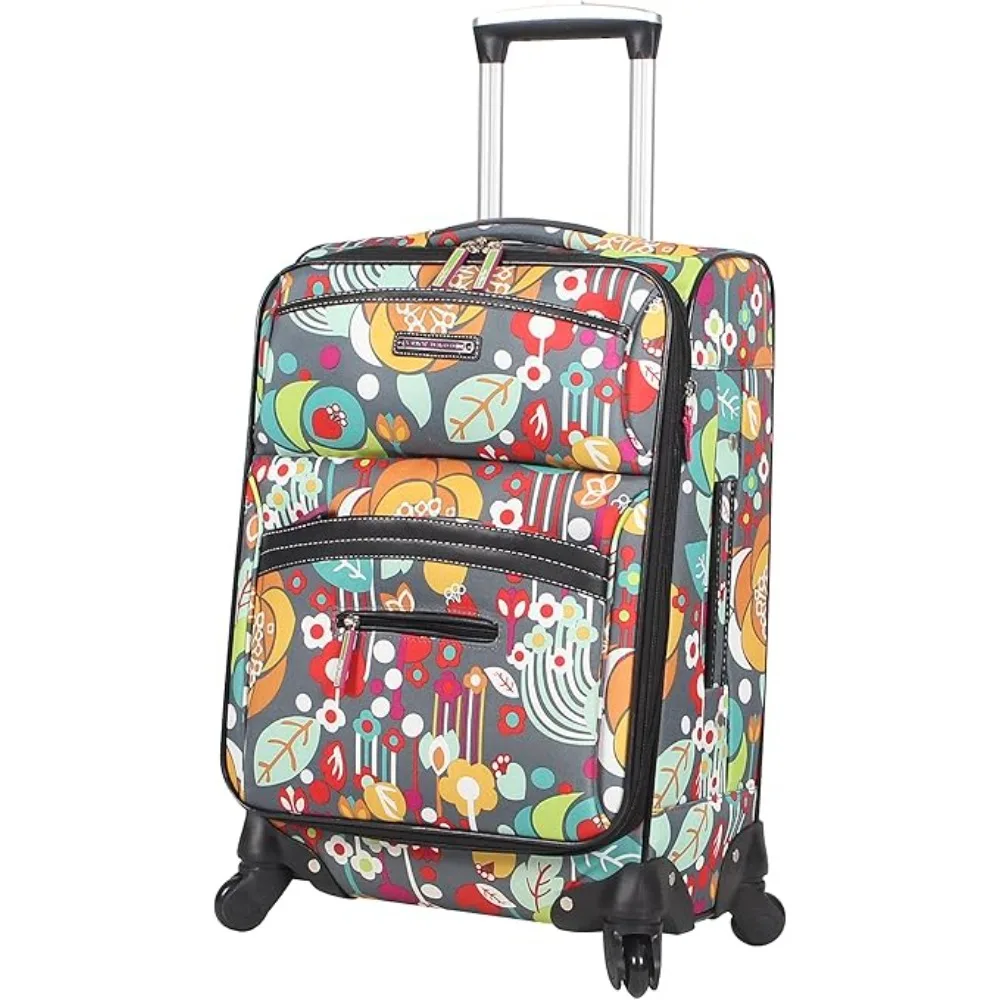 

Carry On Luggage,Carry On Expandable Design Pattern Luggage With Spinner Wheels (20in, Bliss),Airline Approved,Luggag.