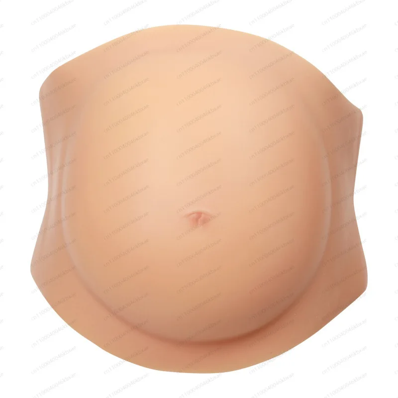 

Simulated Silicone Pregnant Women Fake Pregnancy Belly Shooting Props Breathable Second Trimester Cross-dressing