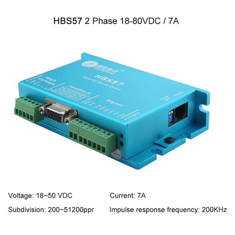 Leadshine HBS57 Stepper Motor Driver for CNC Milling Machine High Accuracy & Speed 20-50VDC