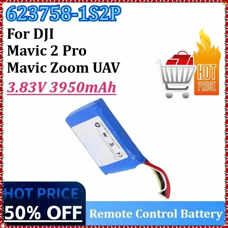 

New 623758-1S2P 3.83V 3950mAh Remote Control Battery for DJI Mavic 2 Pro/ Mavic Zoom UAV Rechargeable Battery