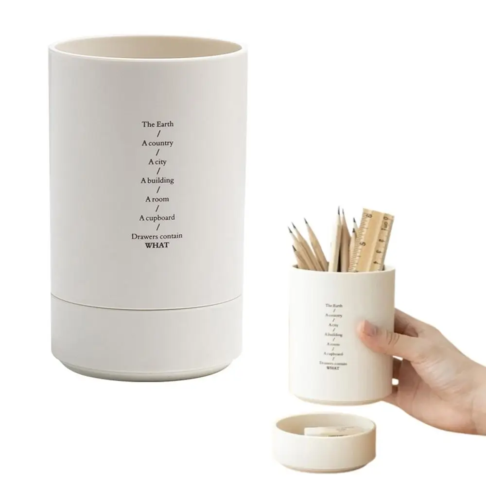 

Creative Pen Holder Space-Saving Durable Pencil Organizer Detachable Waterproof Makeup Brush Storage Bucket Makeup Brush Storage