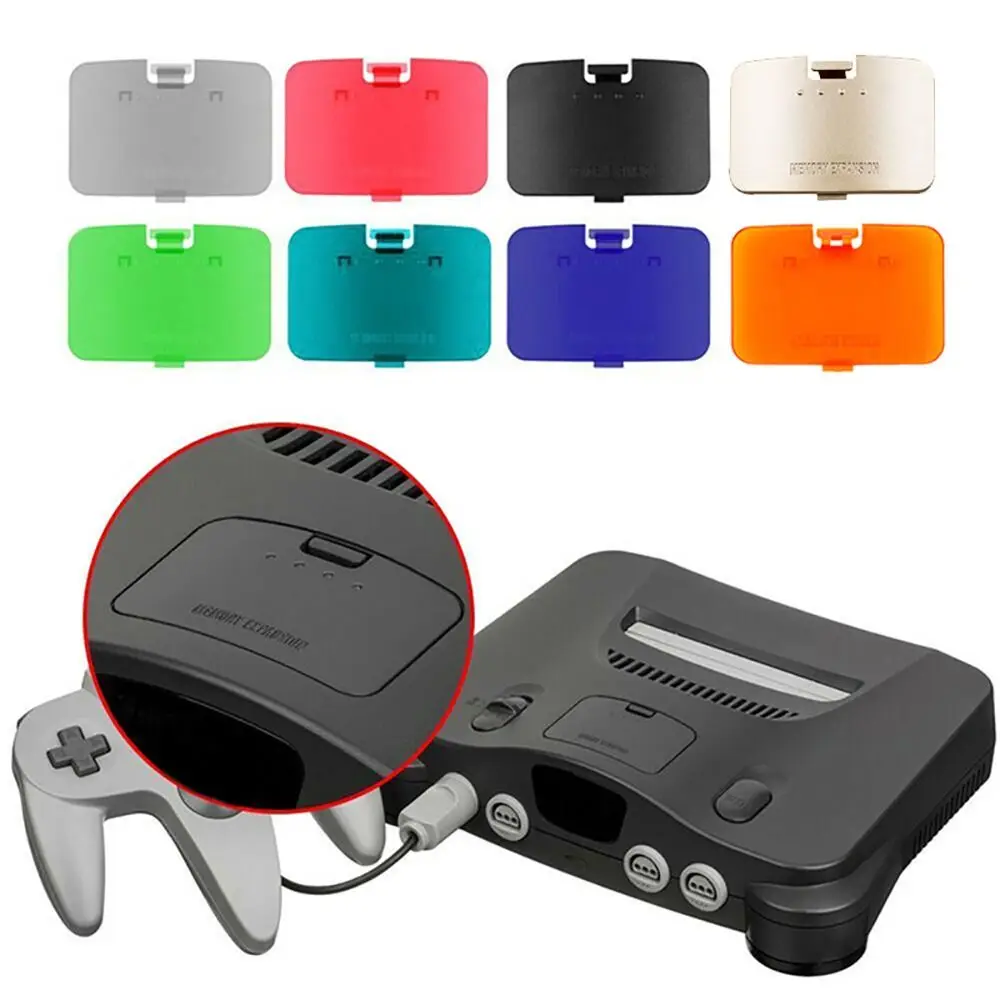 Replacement Game Battery Slot Cover Jumper Pak Memory Expansion Door Cover Lid Part for Nintendo 64 N64 Game Accessories