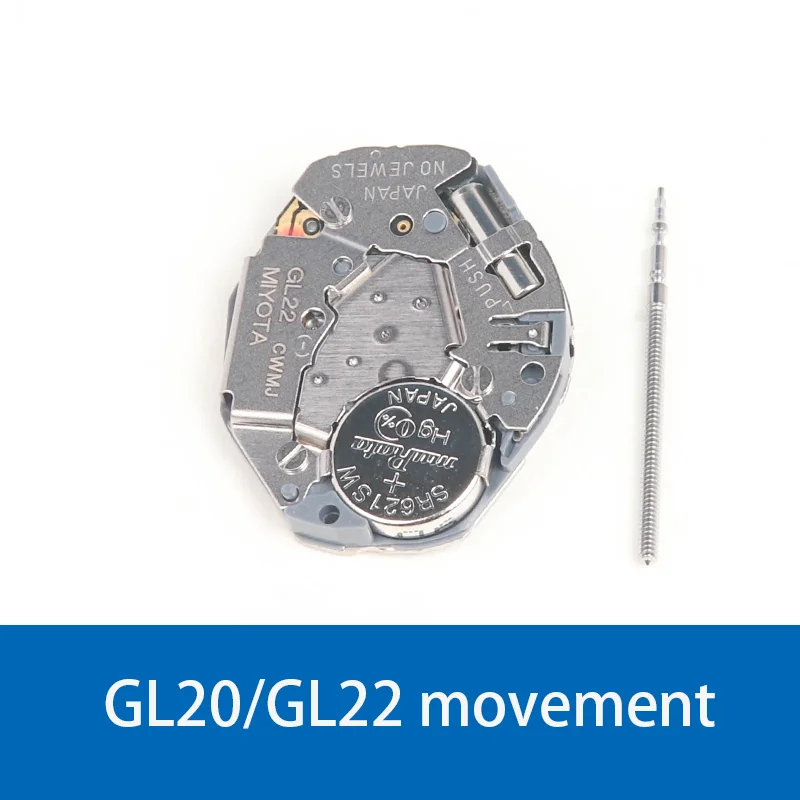 Quartz Movimento Assista Peças de Reparo, Assista Acessórios, Movimento Eletrônico, Novas Peças, GL20, GL22, GL32, GL30