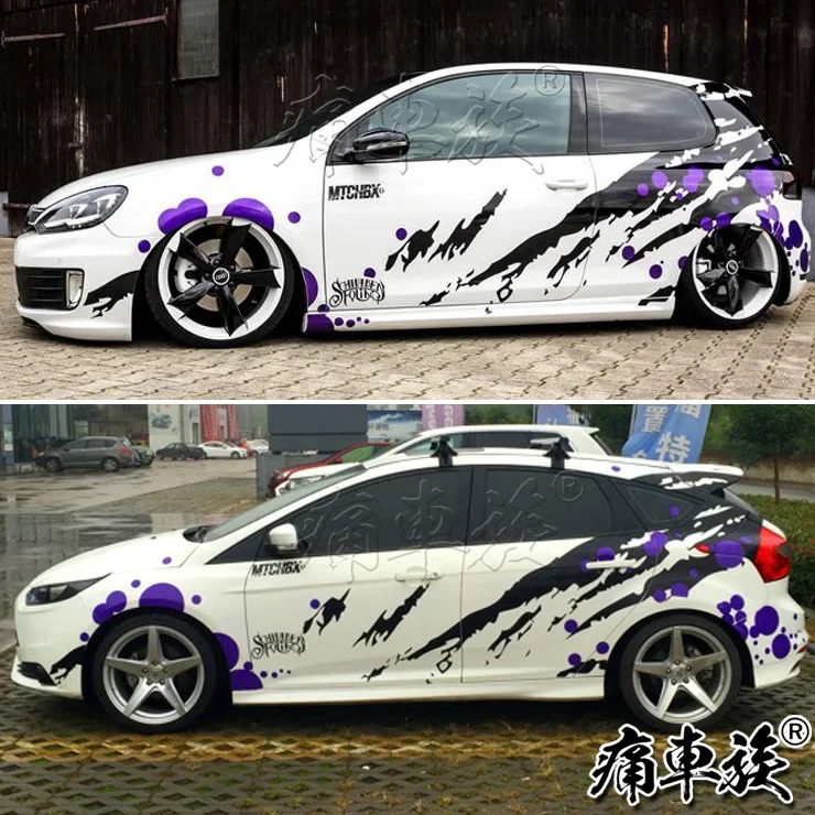 ملصقات سيارة لسيارة VW Golf 7 MK7.5 ملحقات تعديل الديكور الخارجي للجسم