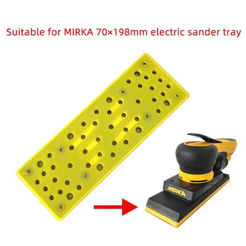 

70/198mm Electric Pallet Suitable For Mirka Electric Rectangular Sandpaper Machine Grinding Head Dry Grinder Accessory Base