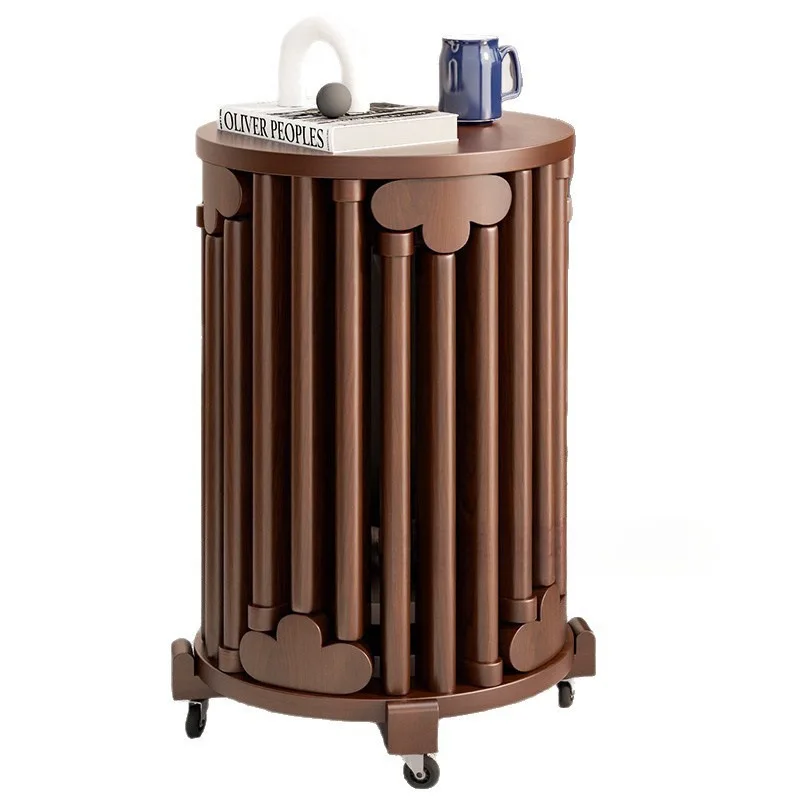 

Solid wood coffee table, round stool, stackable, modern, household