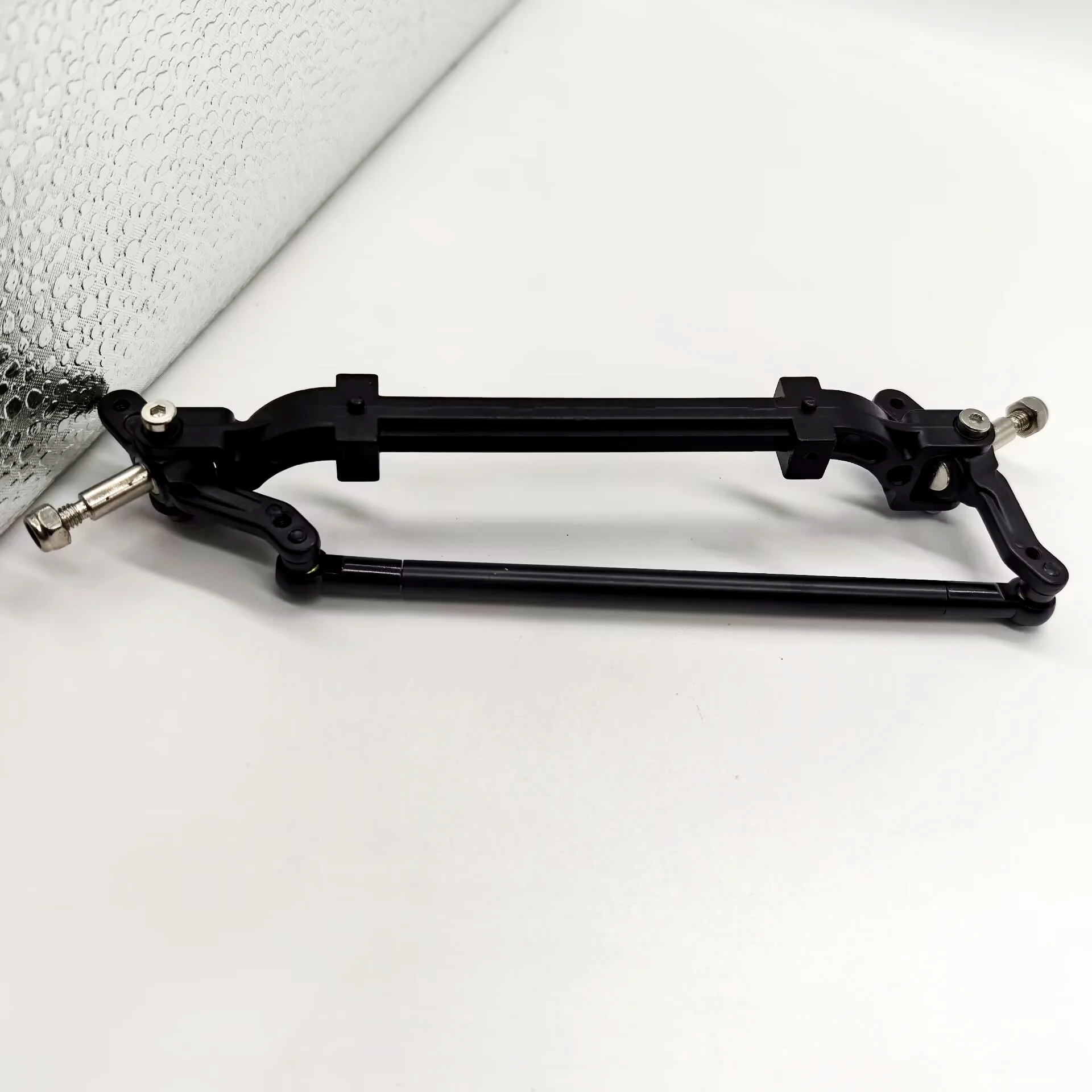 RC 1/14 Metall-Vorderachse mit Lenkgestänge für Tamiya Hydraulikbagger, Lader, Muldenkipper, für VOLVO Anhänger-Kipper, DIY-Teile – Detail 6