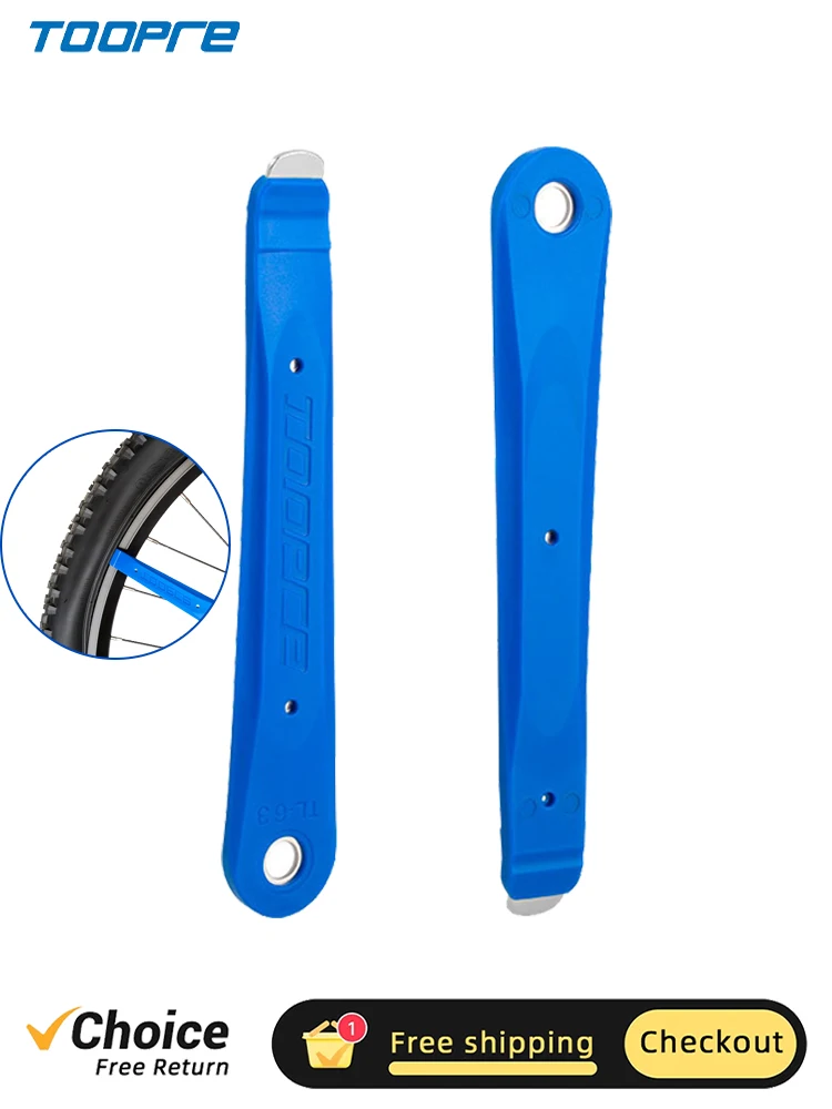 AliExpress TOOPRE Bicycle Tire Pry Bar Tyre Remover Mountain Bike Metal Nylon Plastic Thickened Steel Core Tire Lever Repair Tool