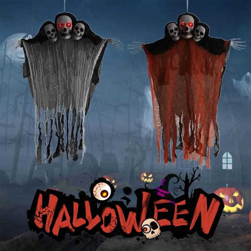 

Realistic Hanging Ghost Decor Lifelike Floating Phantom with Eerie Details Halloween Apparition for Haunted House Party Scare